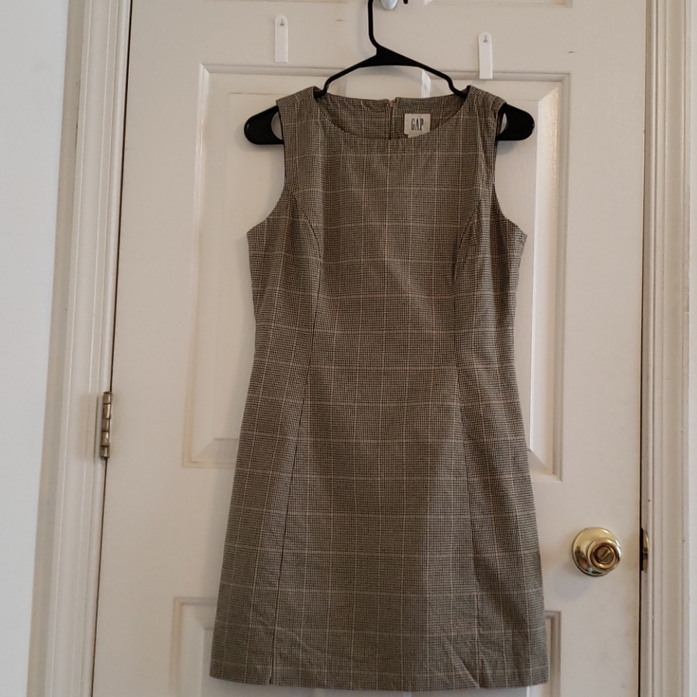 Vintage Gap plaid shift dress